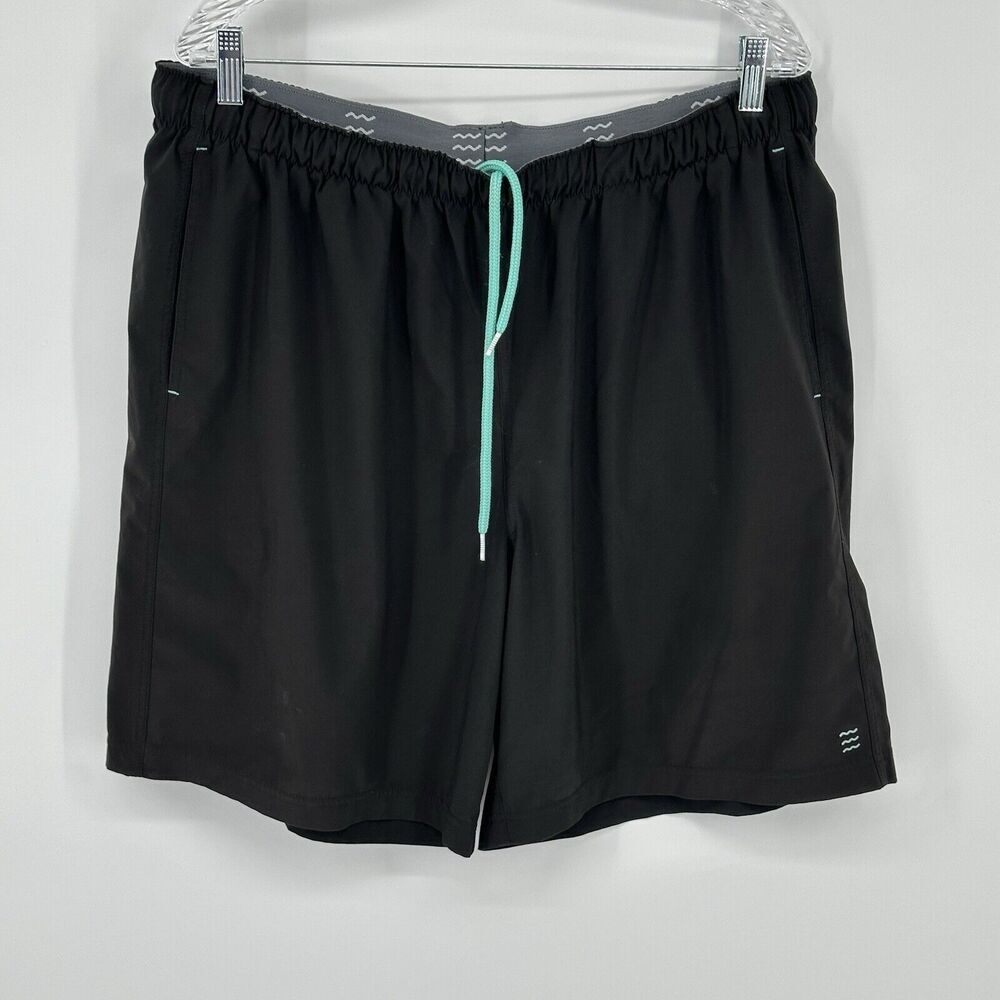 Free Fly Shorts Mens 2XL Breeze 8" Inseam Black Lightweight Stretch Drawstring